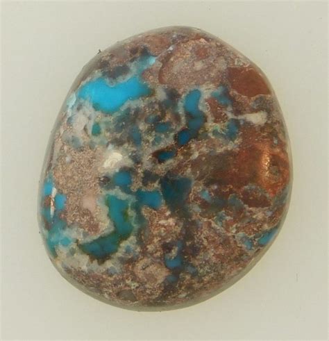 Blue Bisbee Turquoise Cabochon Electric Blue In Lavender Host Carats