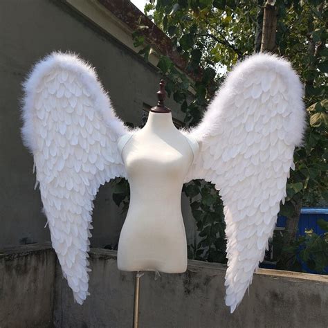 Real Estate Opening Creative Props White Angel Feather Wings Cosplay