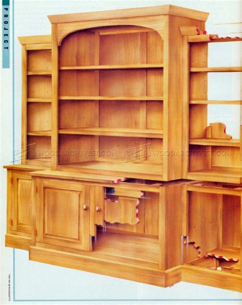 Maybe you would like to learn more about one of these? Classic Breakfront Bookcase Plans • WoodArchivist