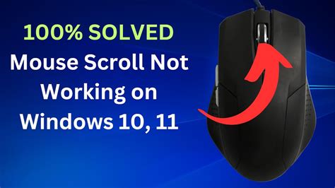How To Fix Mouse Scroll Not Working On Windows 10 11 Youtube
