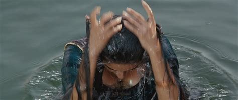 Cine Cam Stills Asin Wet Cleavage Show In River