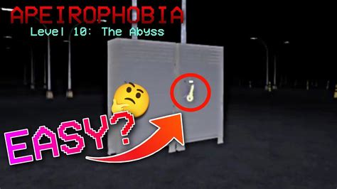 How To Escape Level 10 The Abyss In Apeirophobia Roblox Youtube