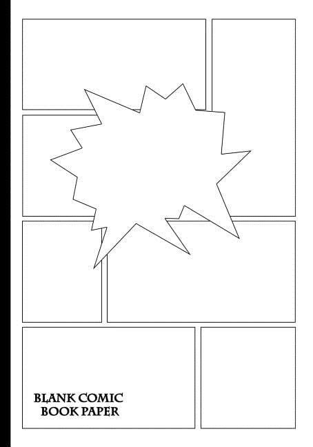 Blank Comic Book Paper 7x10 Inch 28 Template Pages 12 Unique