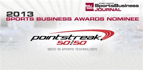 Pointstreak Nominated For Best In Sports Technology Pointstreak