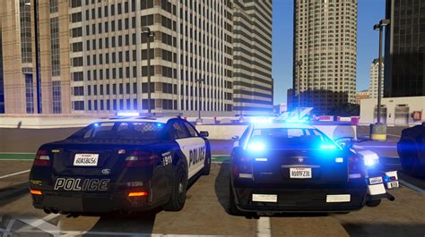 Vanilla Police Pack Blue Lights Gta 5 Mods