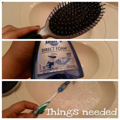 How to: Clean Hair brushes | Hair brush, Clean hairbrush ...