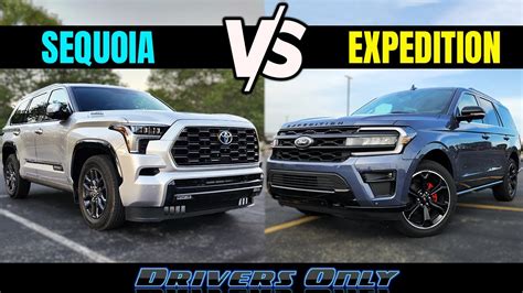 2023 Toyota Sequoia Vs 2023 Ford Expedition Youtube