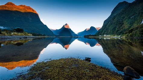 Pin By Recktless 07 On Wallpaper Fhd Morning View Milford Sound Scenery