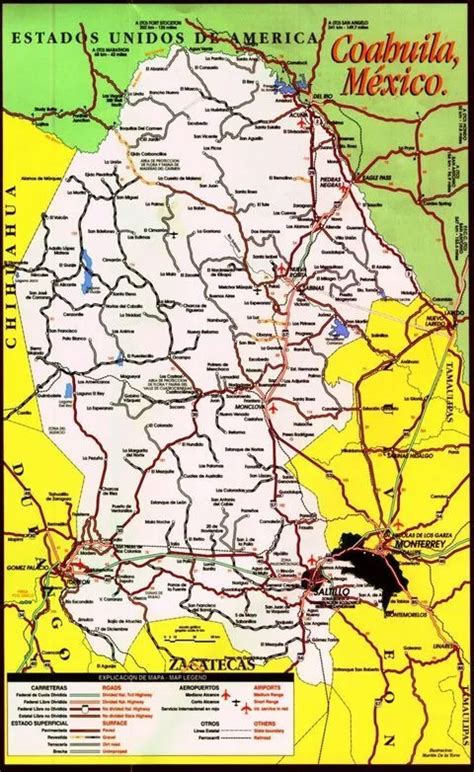 Mapa De Coahuila Y Sus Municipios Imagui