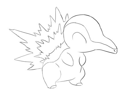 A Quick Cyndaquil Sketch I Did Rpokemon