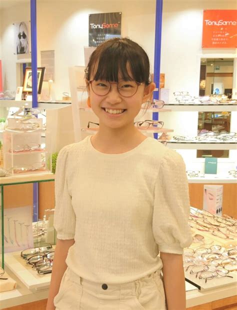 関市内の中学生の女の子に初めてのメガネをお作り頂きました 丸メガネ ブログ｜岐阜県関市 メガネ・時計・宝石・補聴器 メガネのハヤシ