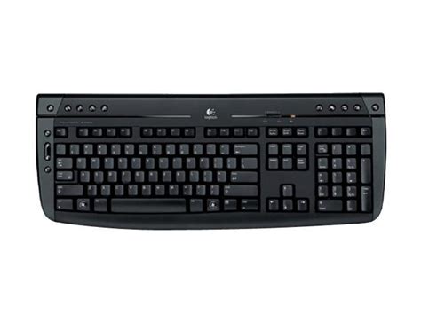 Logitech Pro 2000 Black Cordless Keyboard Neweggca