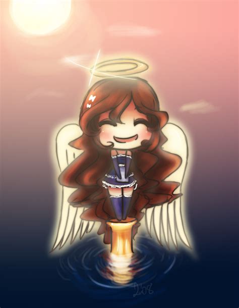 Request Brunette Angel By Luminaura On Deviantart