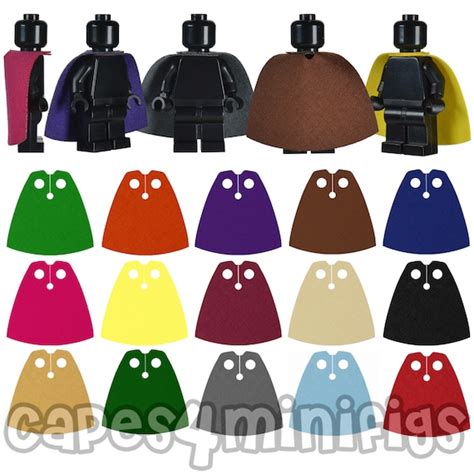 5 Custom Made Standard Capes For Your Lego Minifigures Choose Etsy