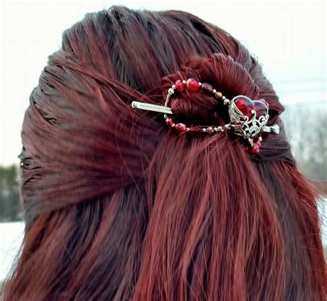 Red Heart In Red Hair Cherish Is The New Red Hot Flexi Clip Flying Off