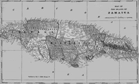 Map Of Jamaica By 3 Main Classification Cornwall Middlesex And Surrey Download Scientific
