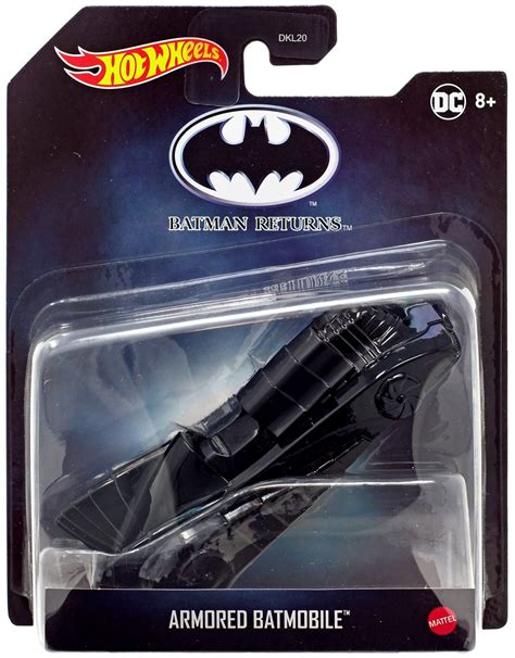 Batman Returns Hot Wheels Armored Batmobile Diecast Car Mattel Toys