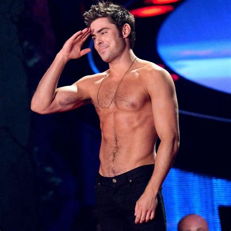 Zac Efron Shirtless At The 2014 MTV Movie Awards Lifestyle