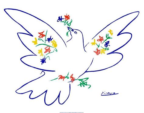 Dove Of Peace Art Print By Pablo Picasso At Uk Picasso Dove Of