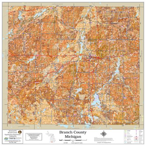 Branch County Michigan 2023 Soils Map Mapping Solutions