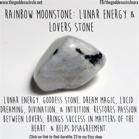 Rainbow Moonstone Is A Beautiful Milky White Gem With Rainbow