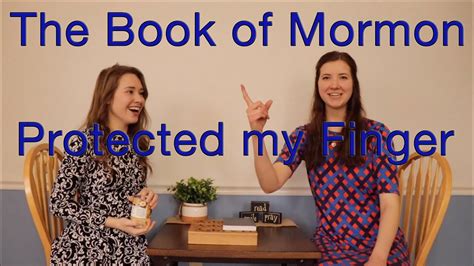 Finger Smash Book Of Mormon Object Lesson Youtube
