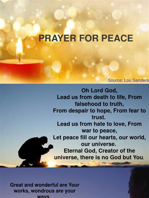 Prayer For Peace Peace God Free 30 Day Trial Scribd
