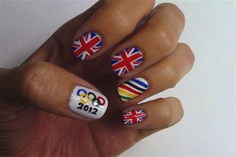 olympic inspired nail art southern flair
