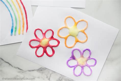 Spring Salt Painting The Best Ideas For Kids