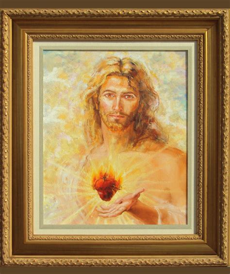 Collection 104 Wallpaper Original Sacred Heart Of Jesus Painting Superb