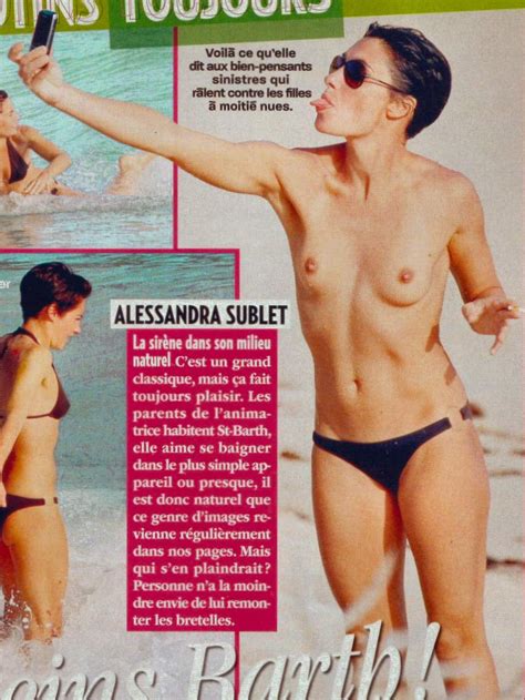 Images Alessandra Sublet Nue Dans Plage Topless Sein En Bikini JambeSexiezPicz Web Porn