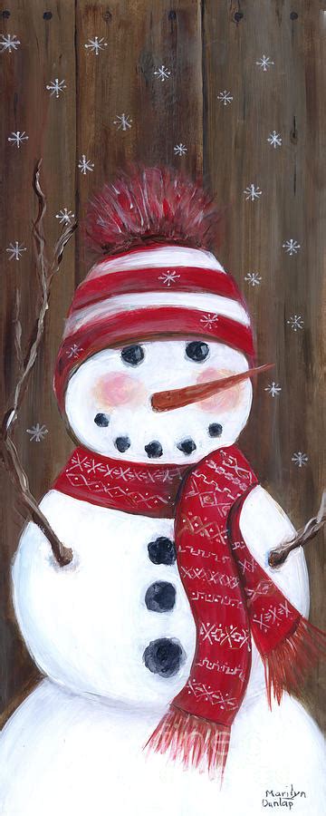 Little Snow Girl Painting By Marilyn Dunlap Fine Art America