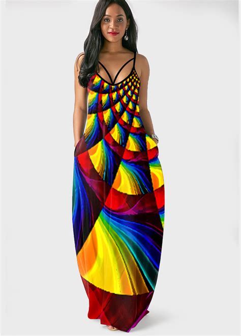 Colorful Maxi Dress Boutique Warehouse Of Ideas