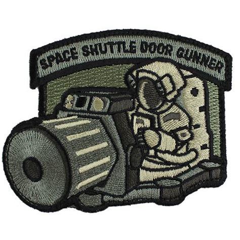 Space Shuttle Door Gunner Patch Acu Usamm