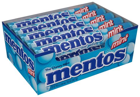 Mentos Rolls, Mint, 1.32 Ounce (Pack of 15) | 0792220622390 - Buy new ...