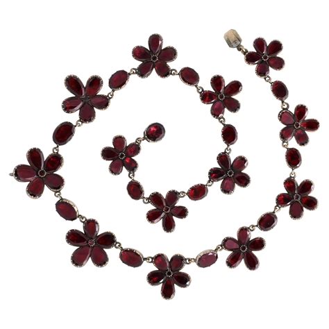 Georgian Garnet Necklace For Sale At Stdibs