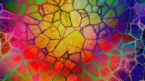 Wallpaper Colorful Digital Art Window Abstract 3d