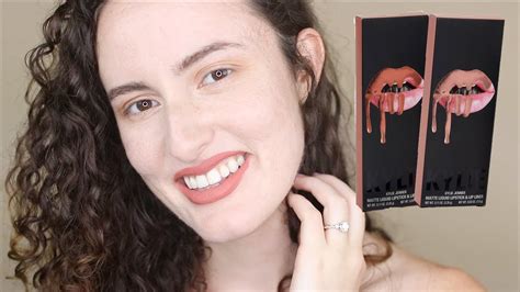 Kylie Cosmetics Kylie Queen Lip Kit On Fair Skin Review On New