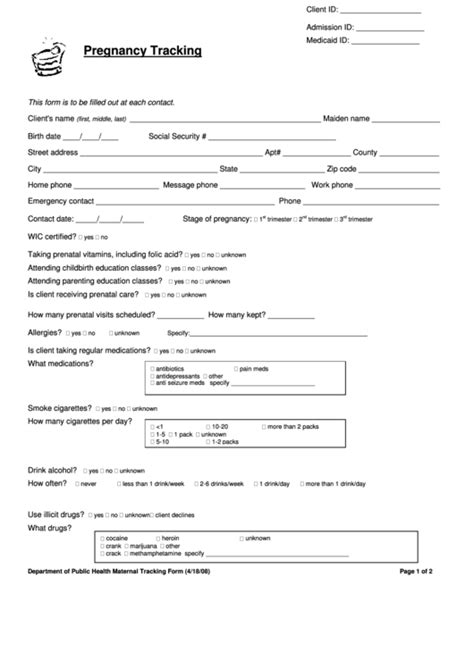 Top 5 Pregnancy Tracking Sheets Free To Download In Pdf Format