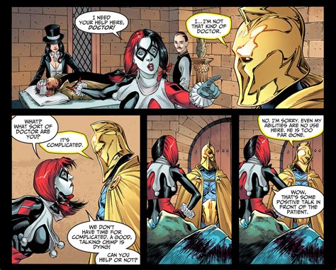 Harley Quinn Scolds Doctor Fate Comicnewbies