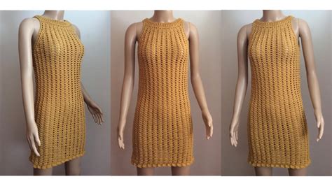 Crochet Dress For Women Tutorial Crochet Tutorial Crochet Dress