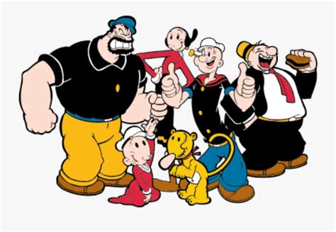 Popeye Characters Free Transparent Clipart Clipartkey