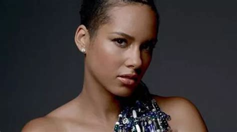 pregnant alicia keys poses nude with a peace sign on her bump for campaign no scandal here
