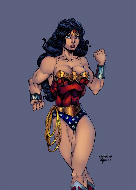Wonder Woman Pin Up Costume Wonder Woman Pin Up Fantasy Dc Fan Art By
