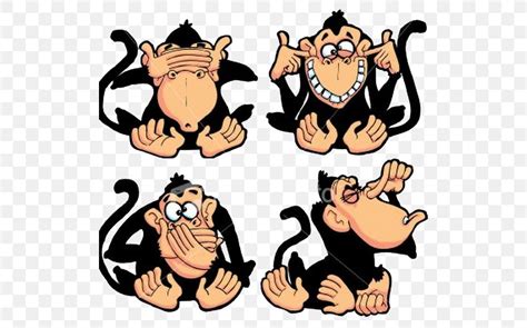 Three Wise Monkeys The Evil Monkey Royalty Free Clip Art Png