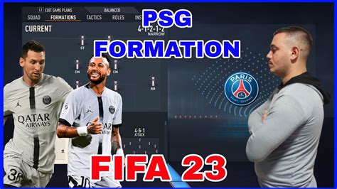 PSG FIFA 23  FORMATION & TACTICS!  YouTube