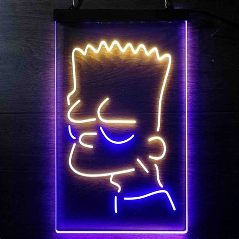 The Simpsons Bart Neon Like Led Sign Pro Led Sign