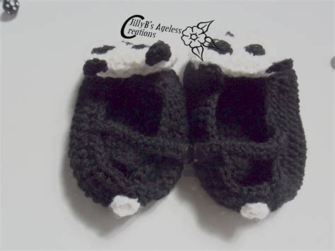 Panda Hat And Booties Set On The Hive Nz Sold By Jillybs Ageless Creations