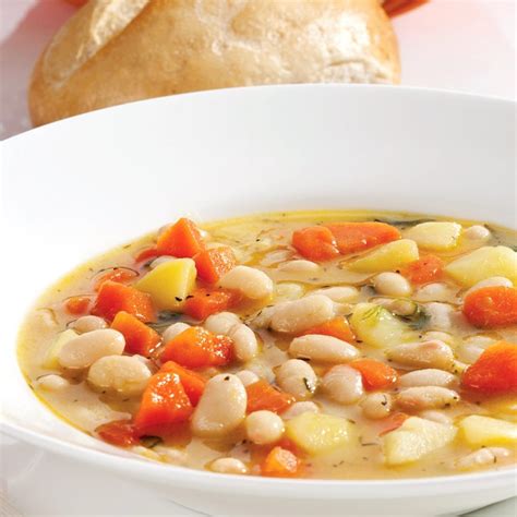 Tuscan Soup Recipe With White Beans Vegetables And Herbs