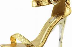 gold dress sandals shoes platform evening heel ankle buckle strap heels color